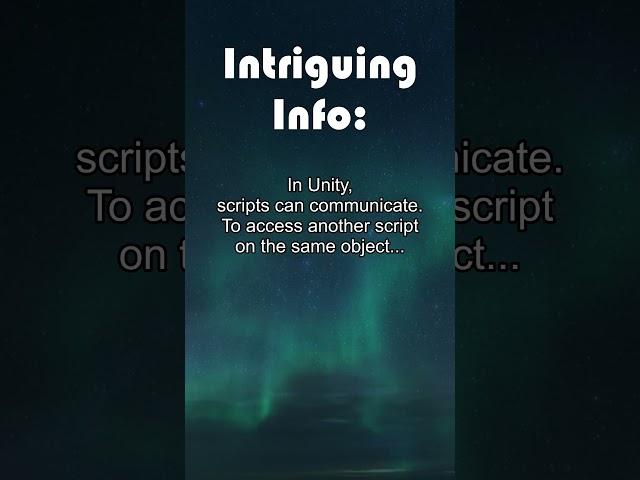 Unity Script Communication: Accessing Scripts on Objects