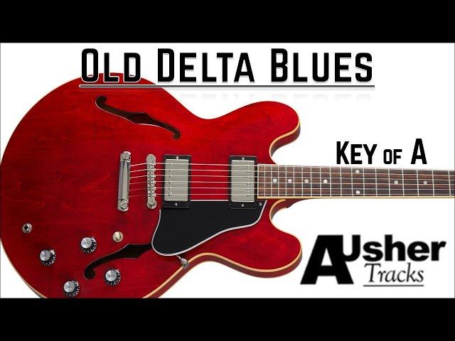 Old Delta Blues in A major | Guitar Backing Track