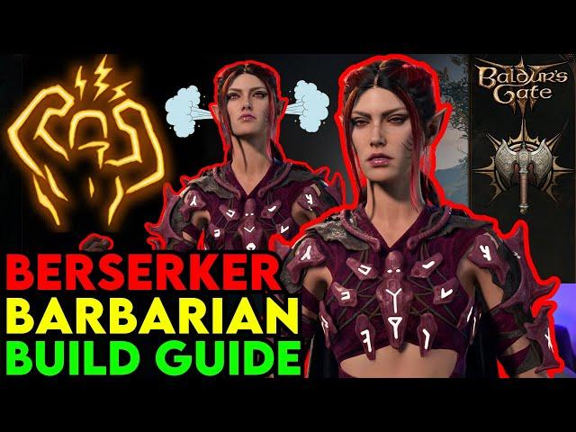 OP BERSERKER BARBARIAN Build Guide:  Baldur's Gate 3