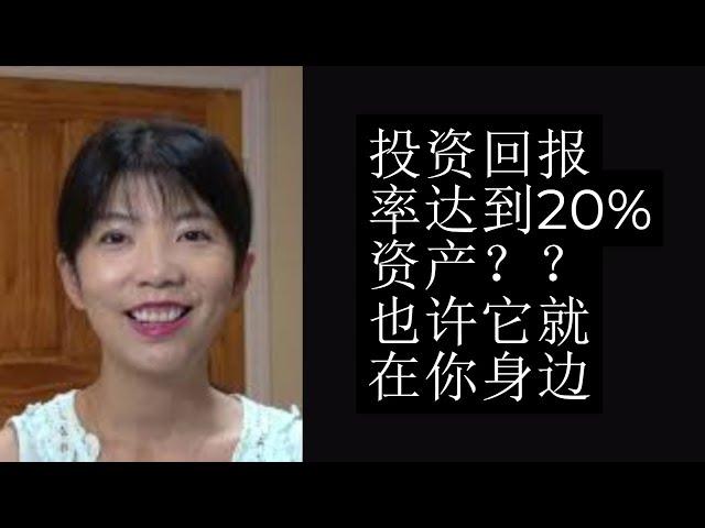 第88期：投资回报率达到20%资产？？也许它就在你身边 （上）