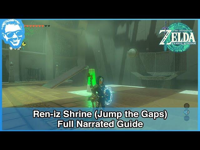 Ren-iz Shrine (Jump the Gaps) - Full Narrated Guide - Tears of the Kingdom