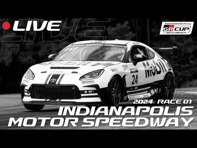 LIVE | Race 1 | Indianapolis | Toyota Gazoo Racing North America GR Cup 2024