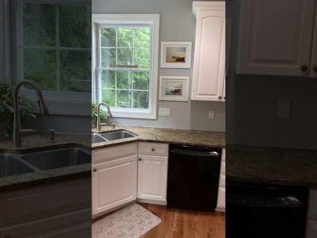 KITCHEN CABINETS FINISHED: ( using original granite countertops)