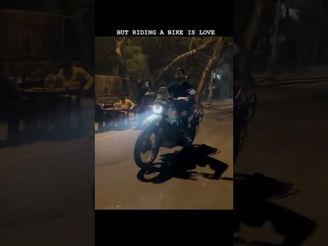 Riding a bike is ️  #bike #rawatonride #rawatbeingrawat #travel #peace #uttarakhand