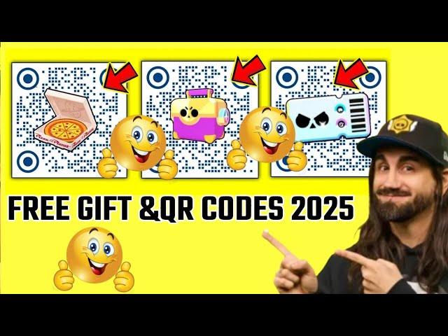 2025 FREE GIFT QR CODE 2025  QR CODE BRAWL STARS  BRAWL STARS NEW UPDATE