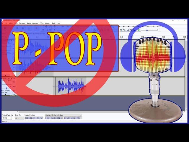 Remove Popping P's with Audacity  Remove Plosives