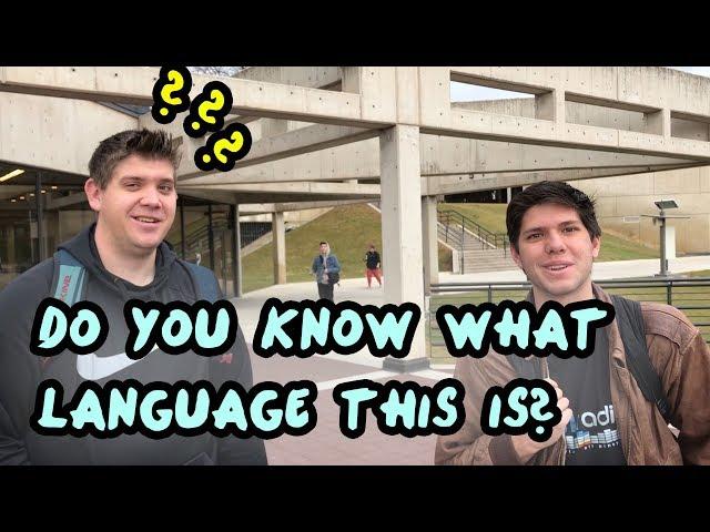 Have You Ever Heard of This Language?