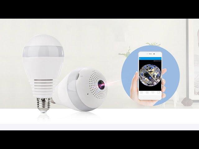 V380 Bulb Light Camera Wireless IP Camera How to Setup Network