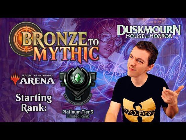  Bronze To Mythic: Episode 12 - Starting Rank: Platinum 3 - MTG Arena: Duskmourn: House Of Horror