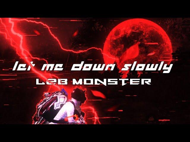 Let Me Down Slowly -BGMI Montage - L2B MoNsTeR -Team L2B// Solo vs Squad -LvL 2 Bots