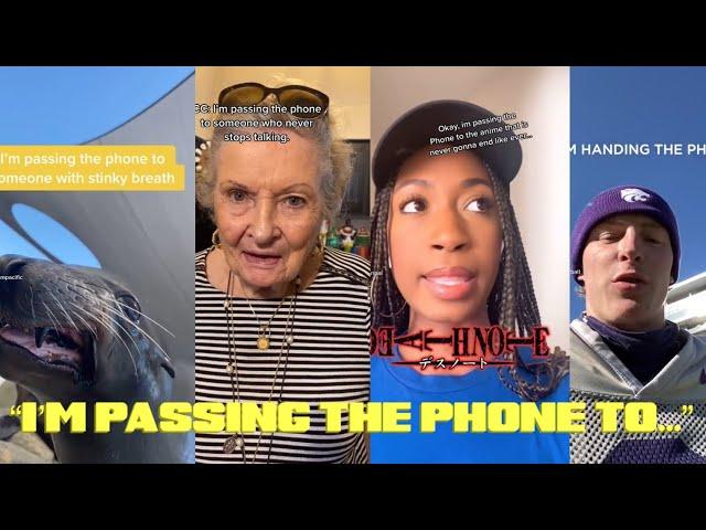 “I’m Passing The Phone To...” TikTok Challenge | Funny Tikoks | Tiktok Compilations