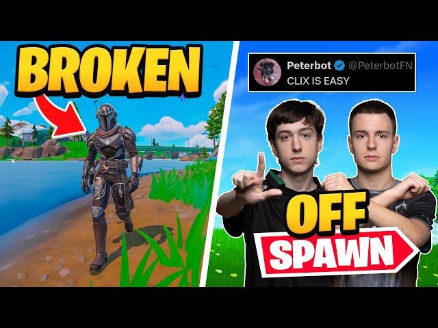 Clix vs. Peterbot Off Spawn | This New NPC Is INSANE