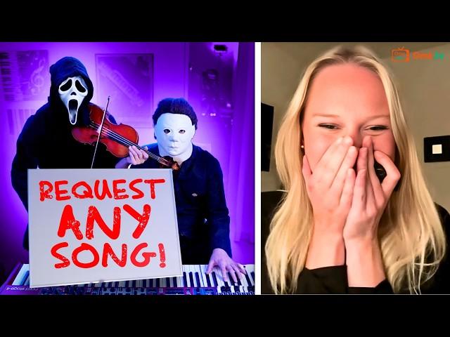 Halloween Duo STUN Strangers with Song Requests