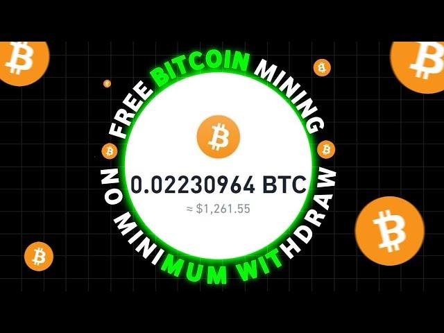 No minimum withdrawal  Free BITCOIN MINING SITE~ No deposit  #binancesmartchain #bitcoin