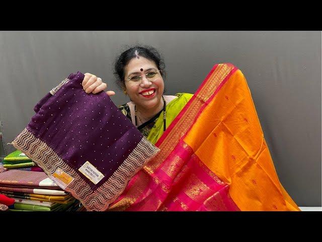 Soft silk saree and Fancy saree | Kasturi Paithani | #paithani #saree