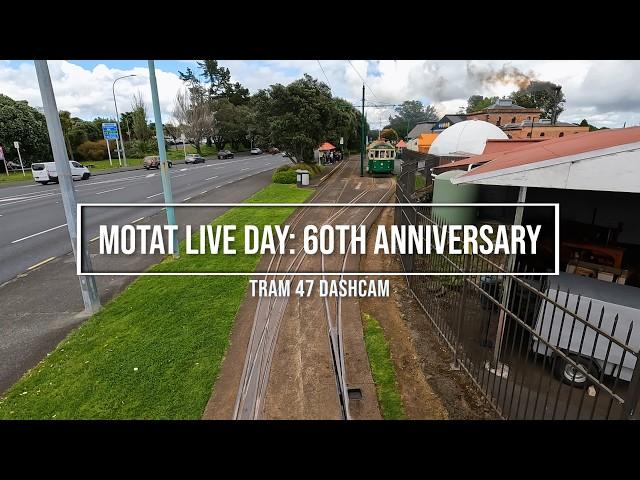 MOTAT Live Day 60th anniversary 2024 tram 47 dashcam