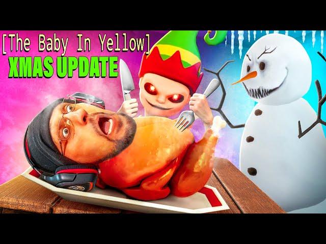 Baby In Yellow Snowball Fight for Christmas (FGTeeV Snowman Update)