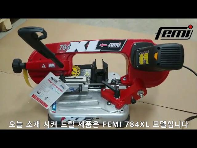 페미 밴드쏘 784XL / FEMI BANDSAW 784XL / 파이프 외경 120MM 절단가능/ 손쉬운 각도조절과 쾌적한 작업환경 실현 / 원산지:ITALY (유림싸이겐)