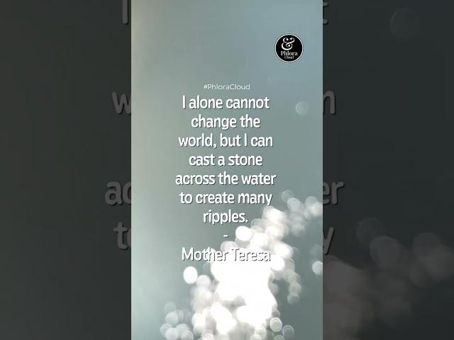 Motivational Quote by Mother Teresa