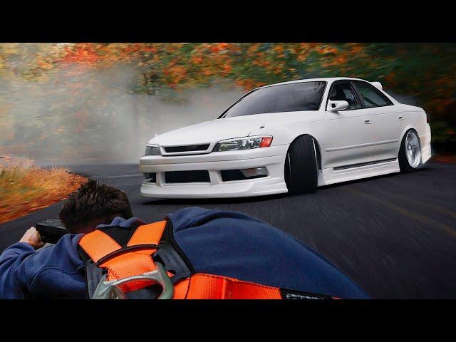 What It's REALLY Like Shooting Drifting | Behind the Scenes of Toyota JZX90 Mountain Drifting (4K)