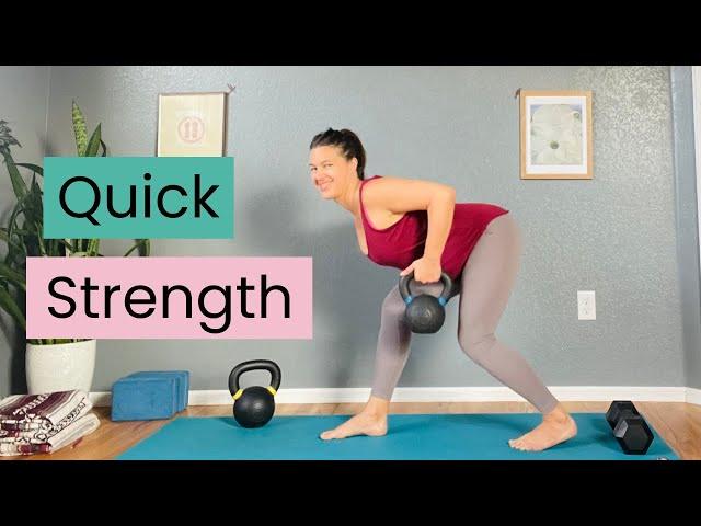 Quick Strength: Combining 2 Exercises for an efficient Strength Set