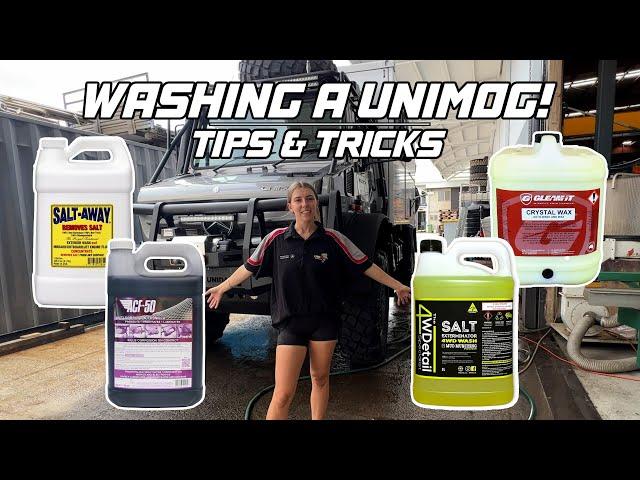 4X4 DETAILING - HOW TO WASH & MAINTAIN YOUR UNIMOG!