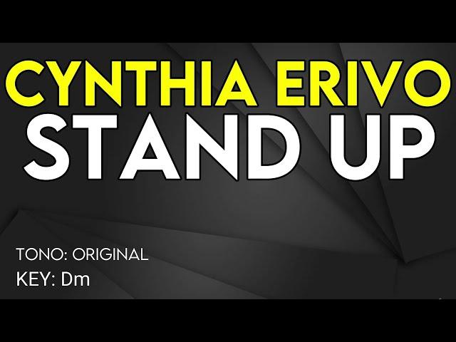 Cynthia Erivo - Stand Up - Karaoke Instrumental