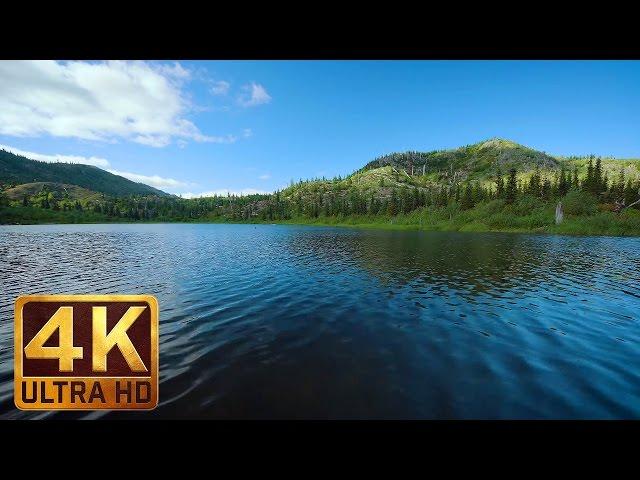 2 Hours Peaceful Lake Views in 4K | Sound of Gentle Lake Waves: Meta Lake at Mt. St. Helens