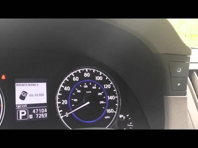 Nissan & Infiniti Maintenance Reminder Reset / Screen and Meter