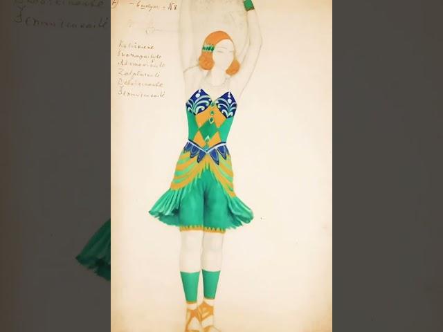 Ludolfs Liberts (1895-1959).ArtDeco.Sketch for opera. Animated by Martini ICE #artdeco #painting