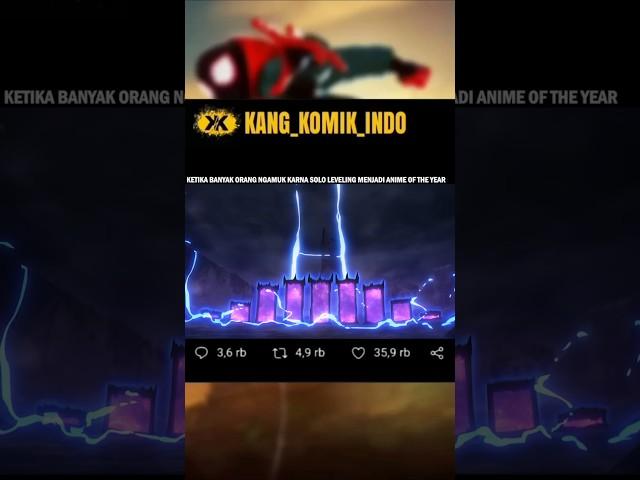 KETIKA BANYAK ORANG NGAMUK KARNA SOLO LEVELING JADI ANIME OF THE YEAR
