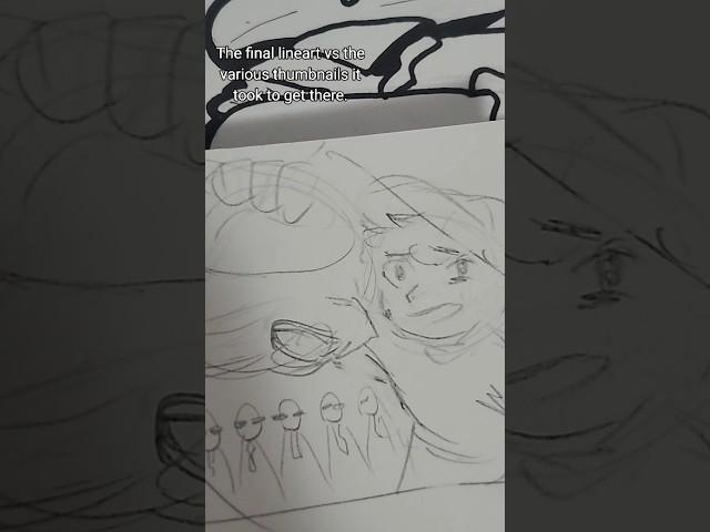 Foreshortening is hard... #art #traditionalart #lineart #sketch