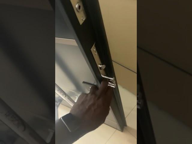 Security Door Key Locking System // Turkish Doors in Ghana // Building in Ghana // Moving to Ghana