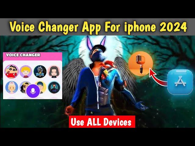 How to change voice like cartoon raistar in free fire  | 2024 new iPhone voice changer app free fire