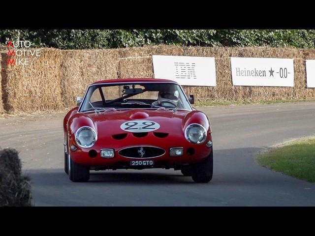 Nick Mason's $50 Million Ferrari 250 GTO in Action on the Hill Climb