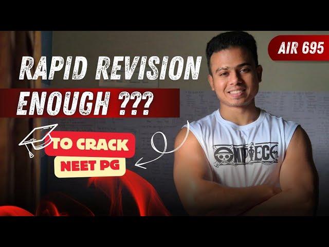 Rapid revision notes enough or not ?? How to prepare for Neet PG || Dr strong