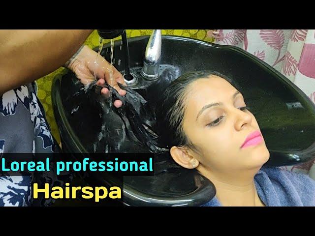 Hairspa procedure with Loreal at Parlour / step by step / Rohit Haircut Tutorial