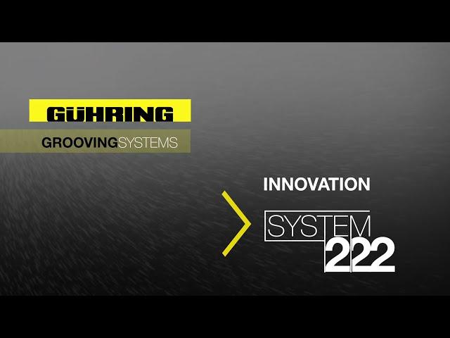 Guhring System 222 for Parting-off