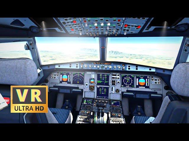 Full Flight in VIRTUAL REALITY [VR] - Virtual Hands ONLY, no HOTAS In The A320 - 3080ti