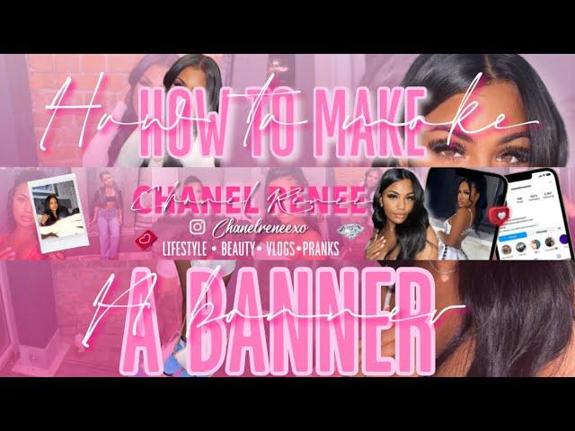 HOW TO MAKE A YOUTUBE BANNER || CUTE AND SIMPLE