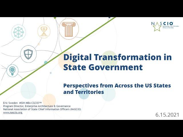 Digital Transformation in State Government – Perspectives from US States and Territories