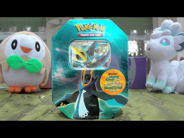 Opening an Empoleon LV. X Pokemon Tin (SUPER OLD)