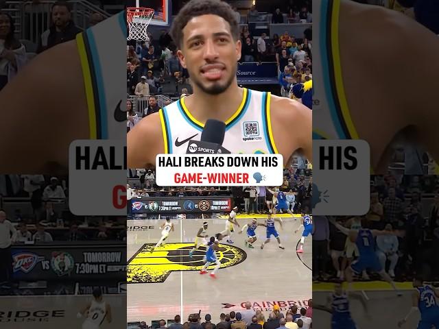 Hali says the set the Pacers ran was one they missed in the playoffs 