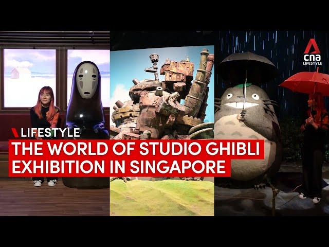 The World Of Studio Ghibli exhibit at the ArtScience Museum in Singapore