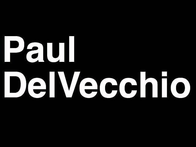 How to Pronounce Paul DelVecchio Pauly D Jersey Shore Cast TV Show Interview Fight