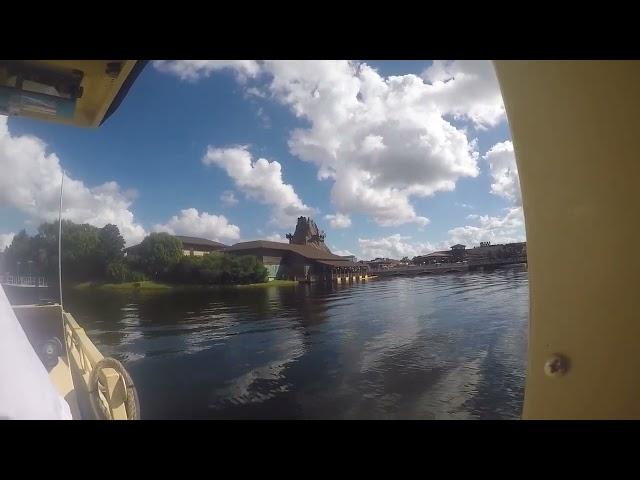 Water Taxi Tour from Port Orleans Riverside Resort to Disney Springs 2016 during Thanksgiving