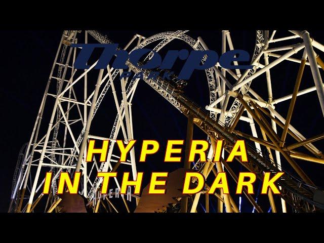 Thorpe Park Hyperia Off Ride (NIGHT)