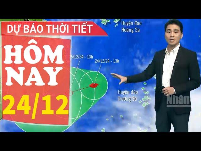 Dự báo thời tiết hôm nay mới nhất ngày 24/12 | Dự báo thời tiết 3 ngày tới