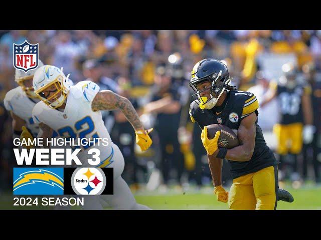 Los Angeles Chargers vs. Pittsburgh Steelers | 2024 Week 3 Game Highlights