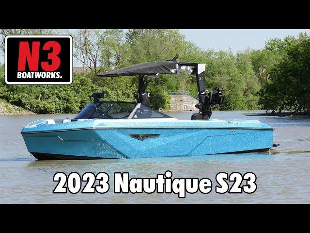 2023 Nautique S23 - Reef Metal Flake - On Water || N3 Boatworks